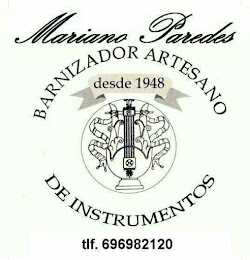 BARNIZADOR ARTESANO DE GUITARRAS MARIANO PAREDES