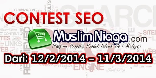 contest SEO, produk Islamik, Muslim Niaga, Platform Terbaik, Dropship Secara Islam, Bisnes Online Secara Islamik, produk islam, barangan halal