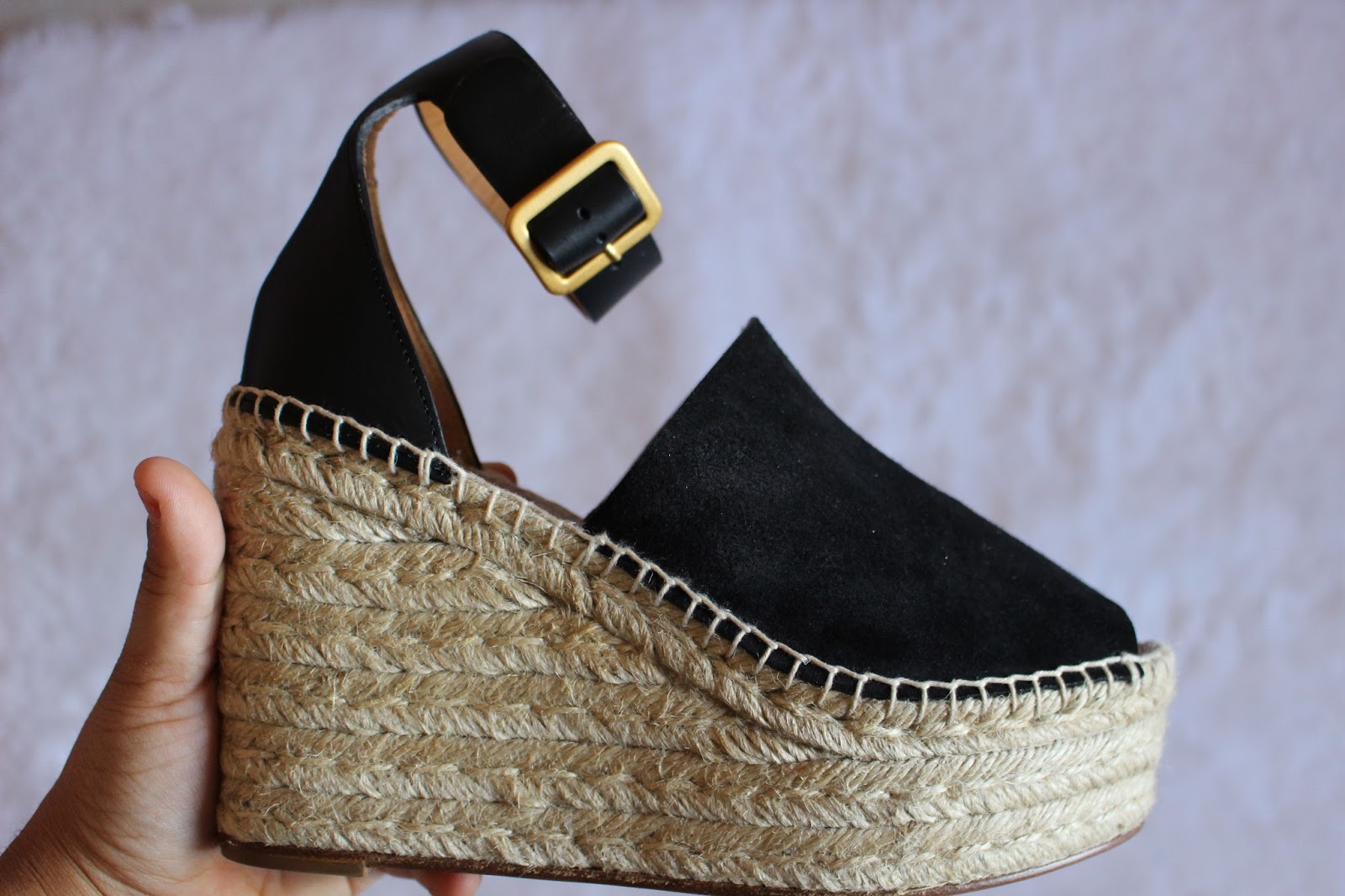 Review Chloe & Marc Fisher Espadrille Wedges Park