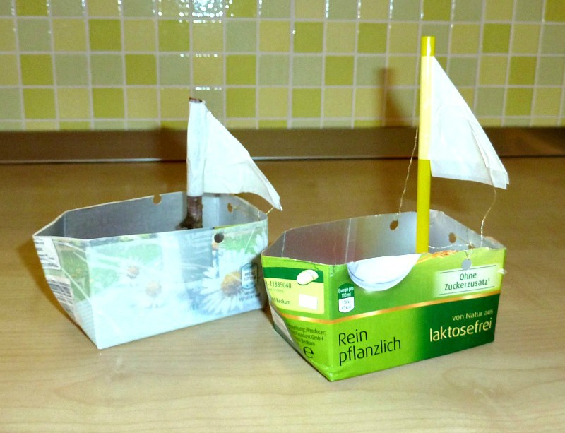 How to make BOATS for kids - from repurposed materials ...