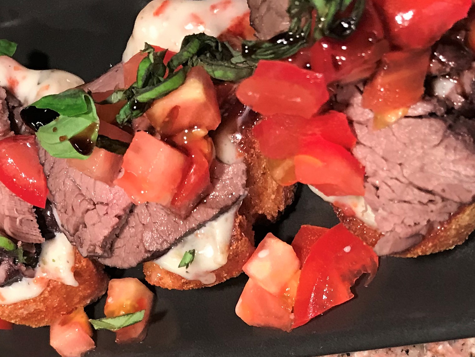 Kitchen Tapestry New Year's Tenderloin Bruschetta