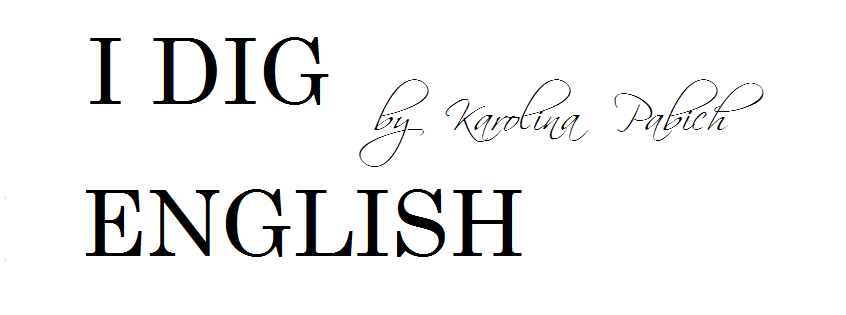 I DIG ENGLISH  by Karolina Pabich