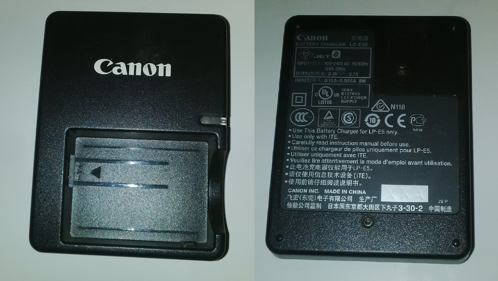 jual charger canon eos 1000d canon