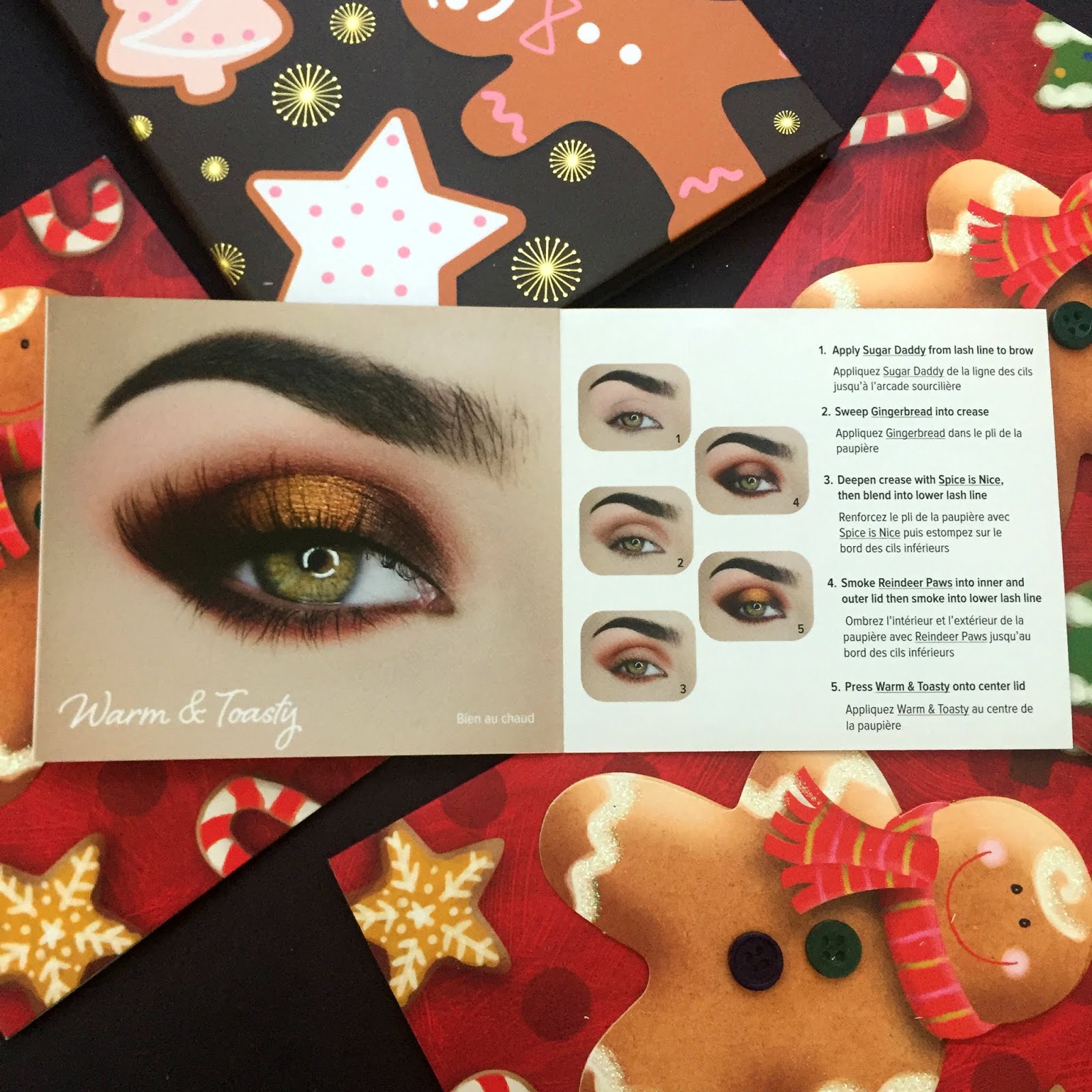 Too Faced Gingerbread Spice Eye Shadow Palette And Gingerbread Man