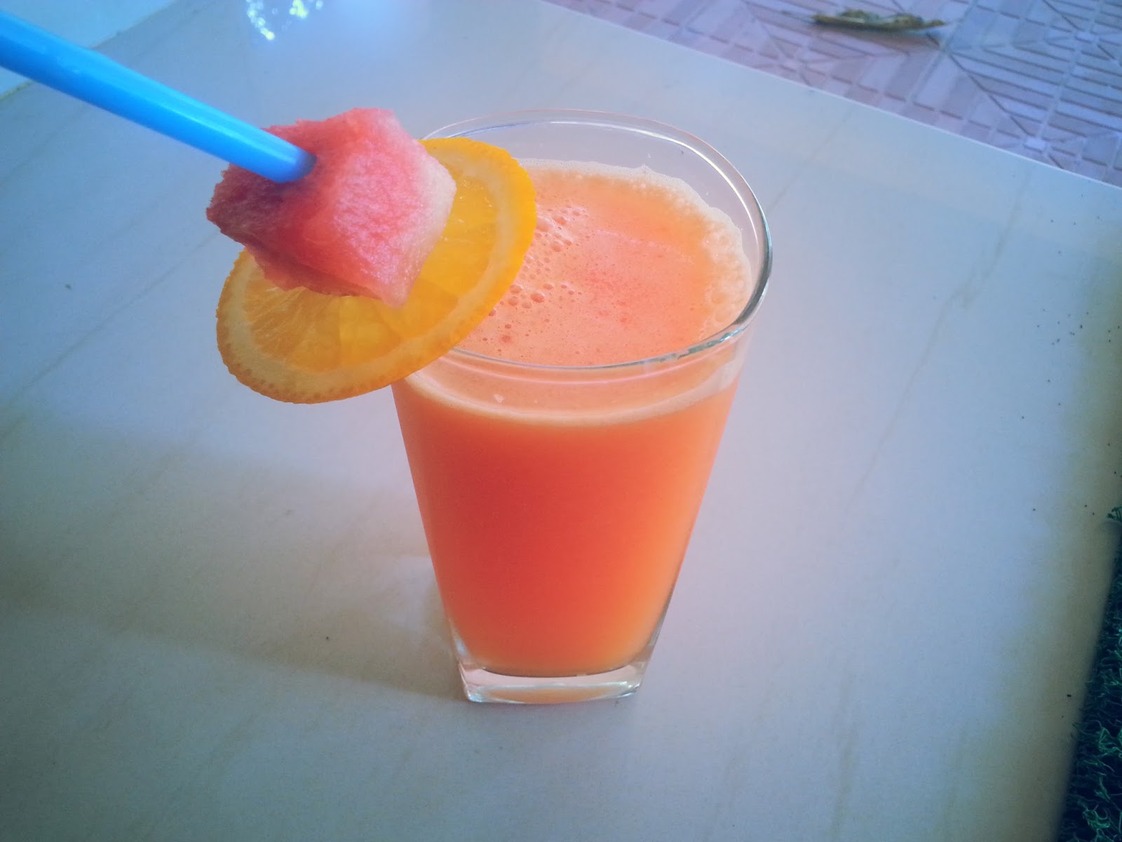 Watermelon orange juice recipe Easy summer drink Kunjaminas Recipes