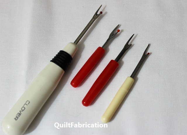 different sized seam rippers