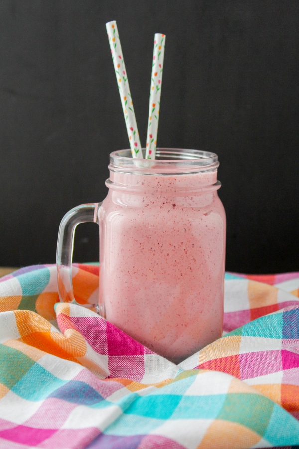 This smooth and creamy smoothie is made with frozen sweet cherries and thick and tangy Greek yogurt. Full of protein and fiber, it's a great way to start your day!