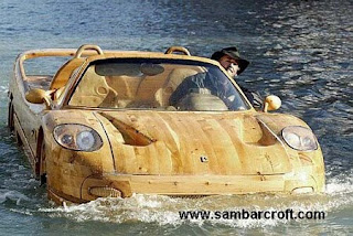 automovil de madera - Car made out of Wood 