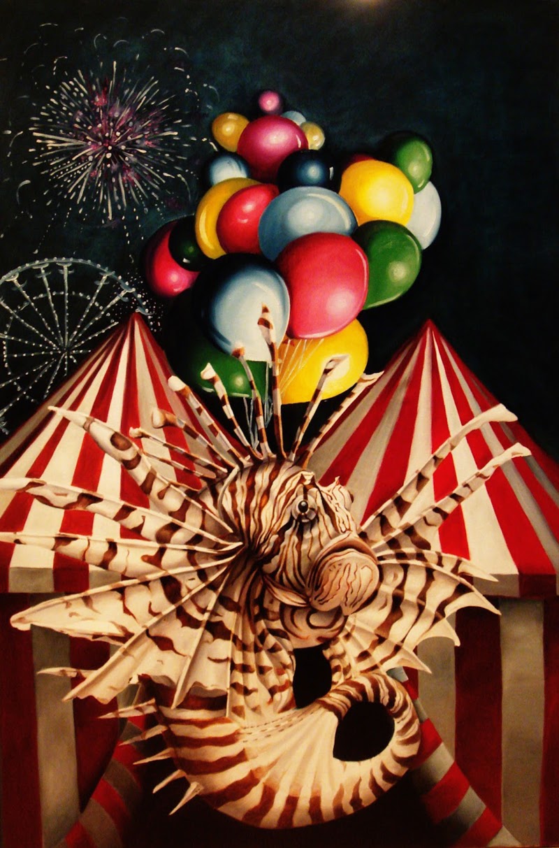 Pop Surrealist Paintings by Valentina Toma. Pop Surrealist Paintings by Valentina Toma.