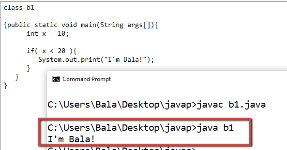 Java - Decision Making Statements and Loops ~ Bala's Trainee Portal
