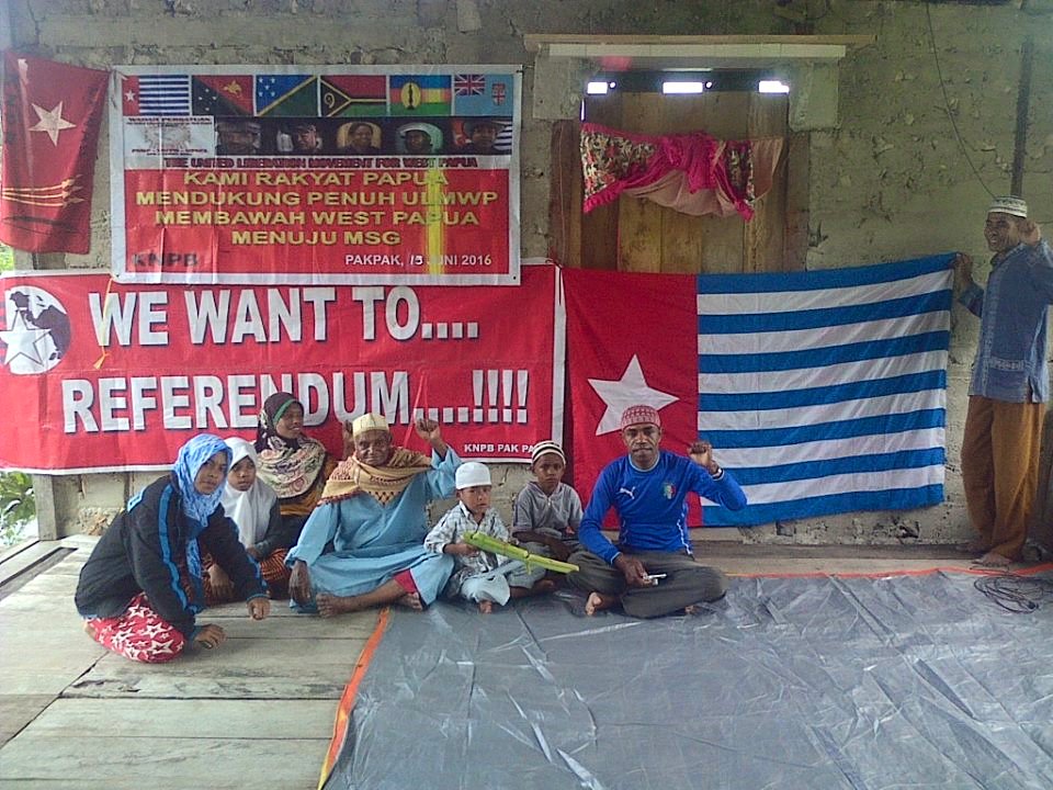 KNPB Pakpak Rayakan Lebaran, Muslim Papua Dukung ULMWP 