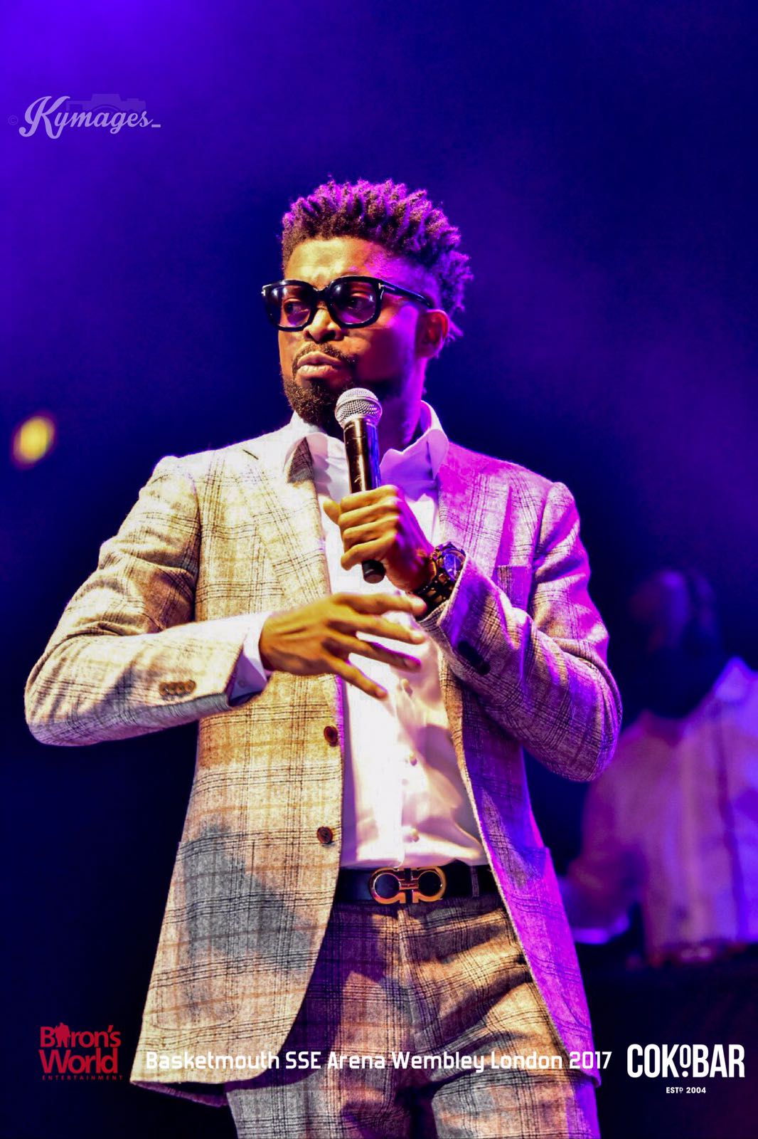 Basket Mouth Makes History In His London Show, receives standing Ovation