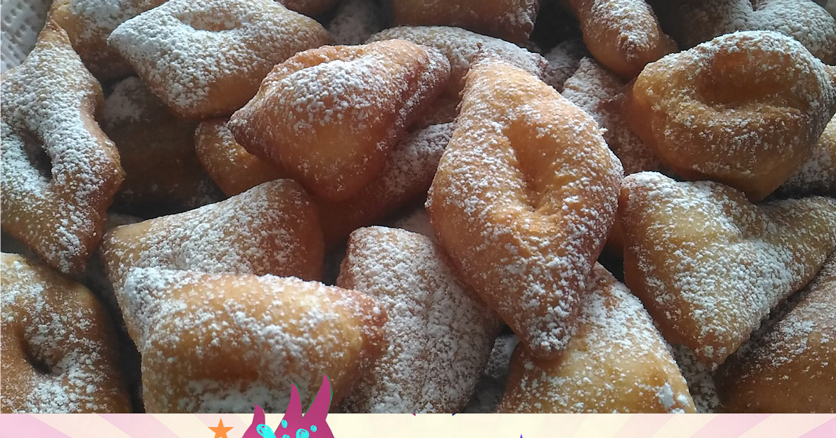 Beignets de Carnaval (ou Bugnes - levain ou levure)