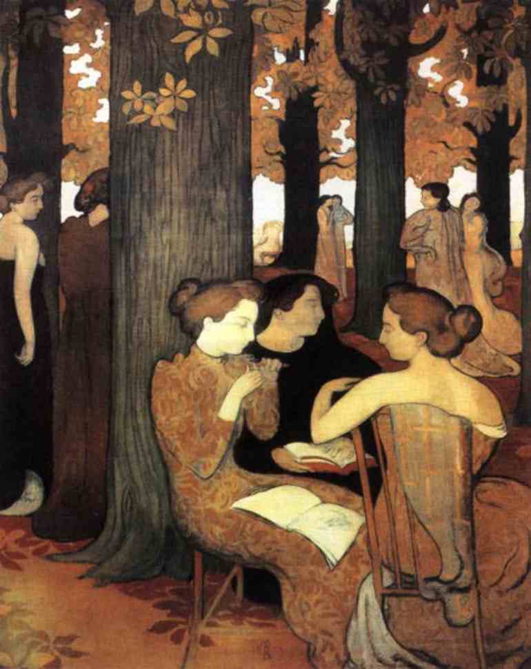 Le muse di Kika: Le muse nel bosco sacro [moda+pittura]