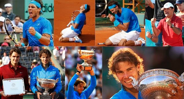Roger Federer, Rafa Nadal, Roland Garros
