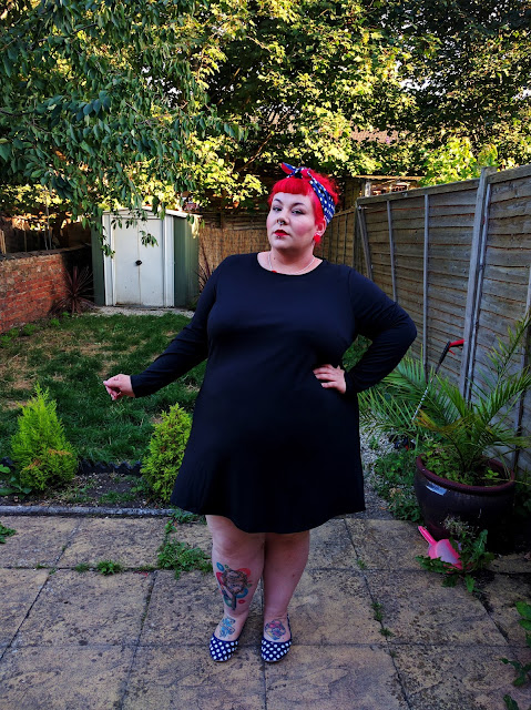 Simply Be, skater dress, plus size, plus size blogger, alternative blogger