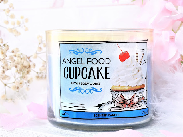 avis angel food cupcake bath and body works, bougie angel food cupcake, angel food cupcake bath and body works candle review