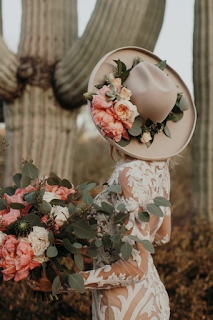 chapeau de feutre pour mariee blog mariage www.unjourmonprinceviendra26.com