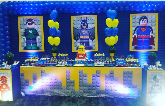  Fiesta temática de Lego super héroes