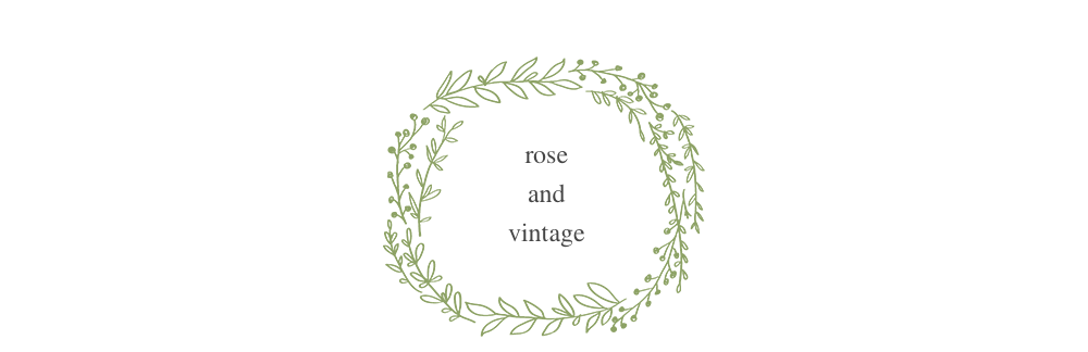 rose and vintage