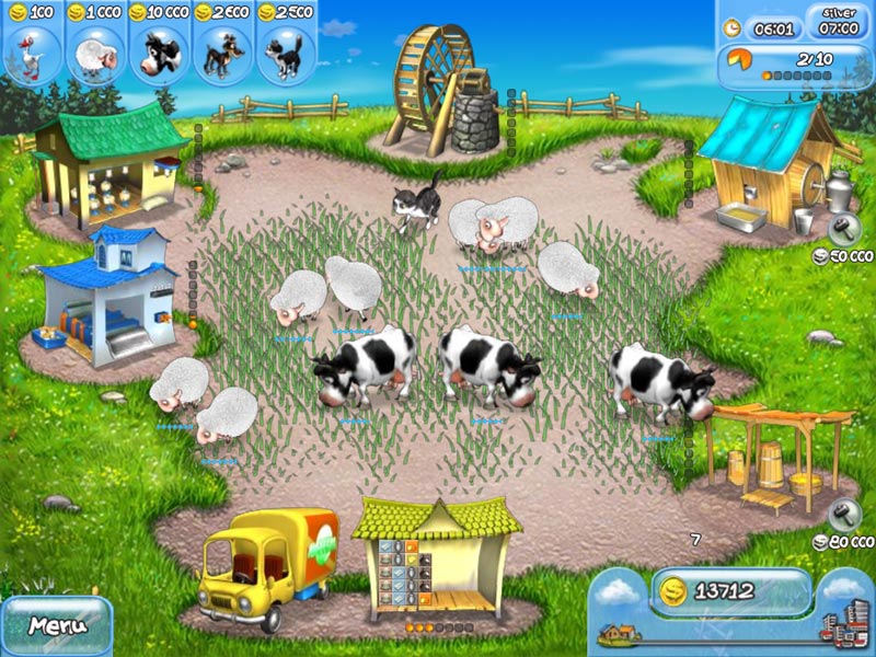 Игры фермы 1 4. Игра Farm Frenzy 1. Игра весёлая ферма 2. Веселая ферма 2 от фабрики игр Alawar. Корова веселая ферма 2.