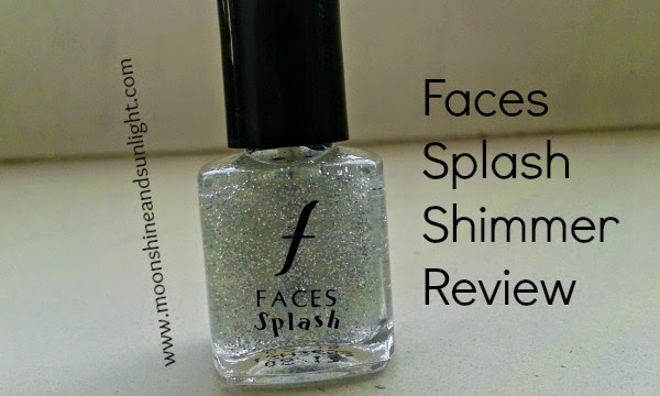 Faces splash nail polish in Sparkles (holographic glitter) review and swatches