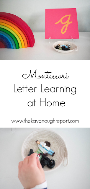 Supporting Montessori letter learning at home - ideas for how to practice letters 