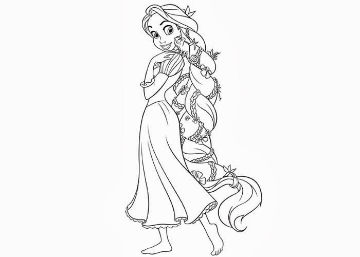 tangled coloring pages rapunzel tangled - photo #23