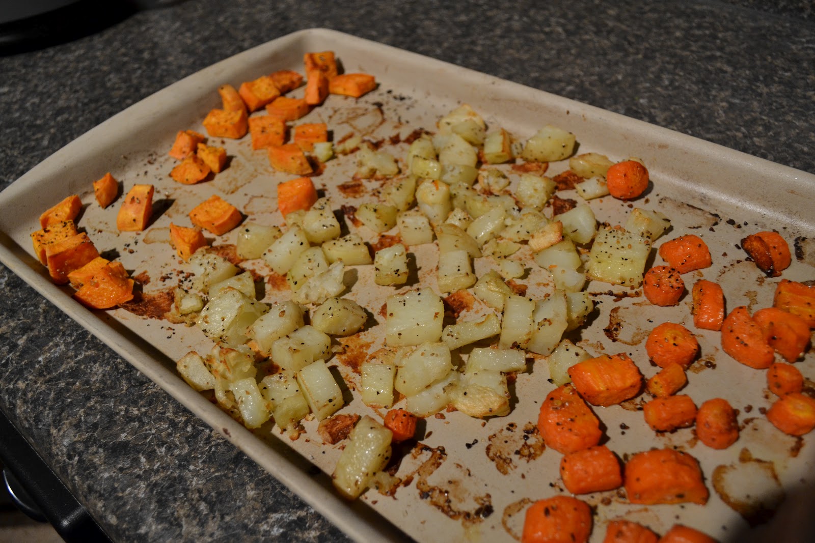 To Bake or Burn Roasted Root Vegetables