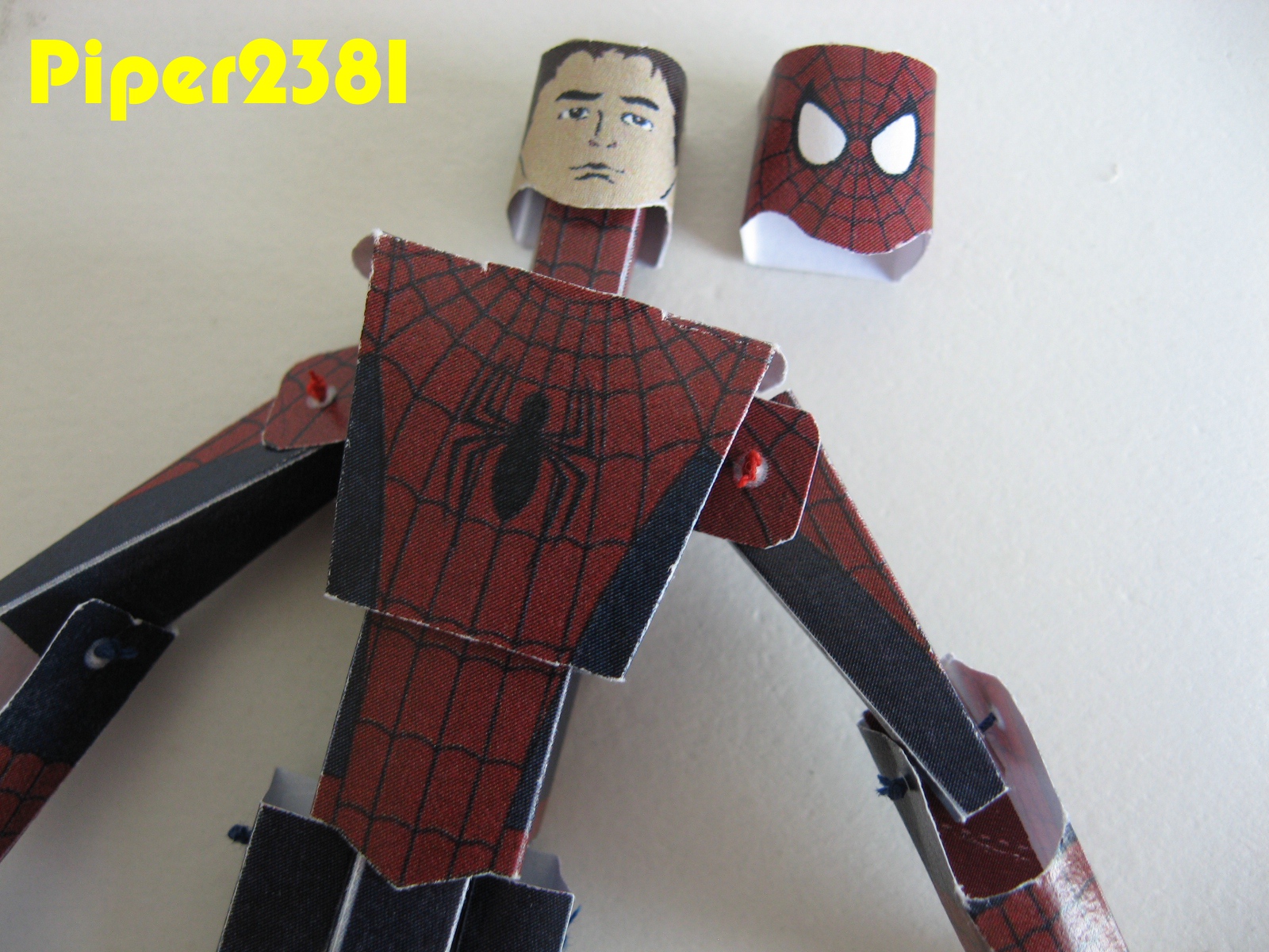 Piper Spiderman Papercraft