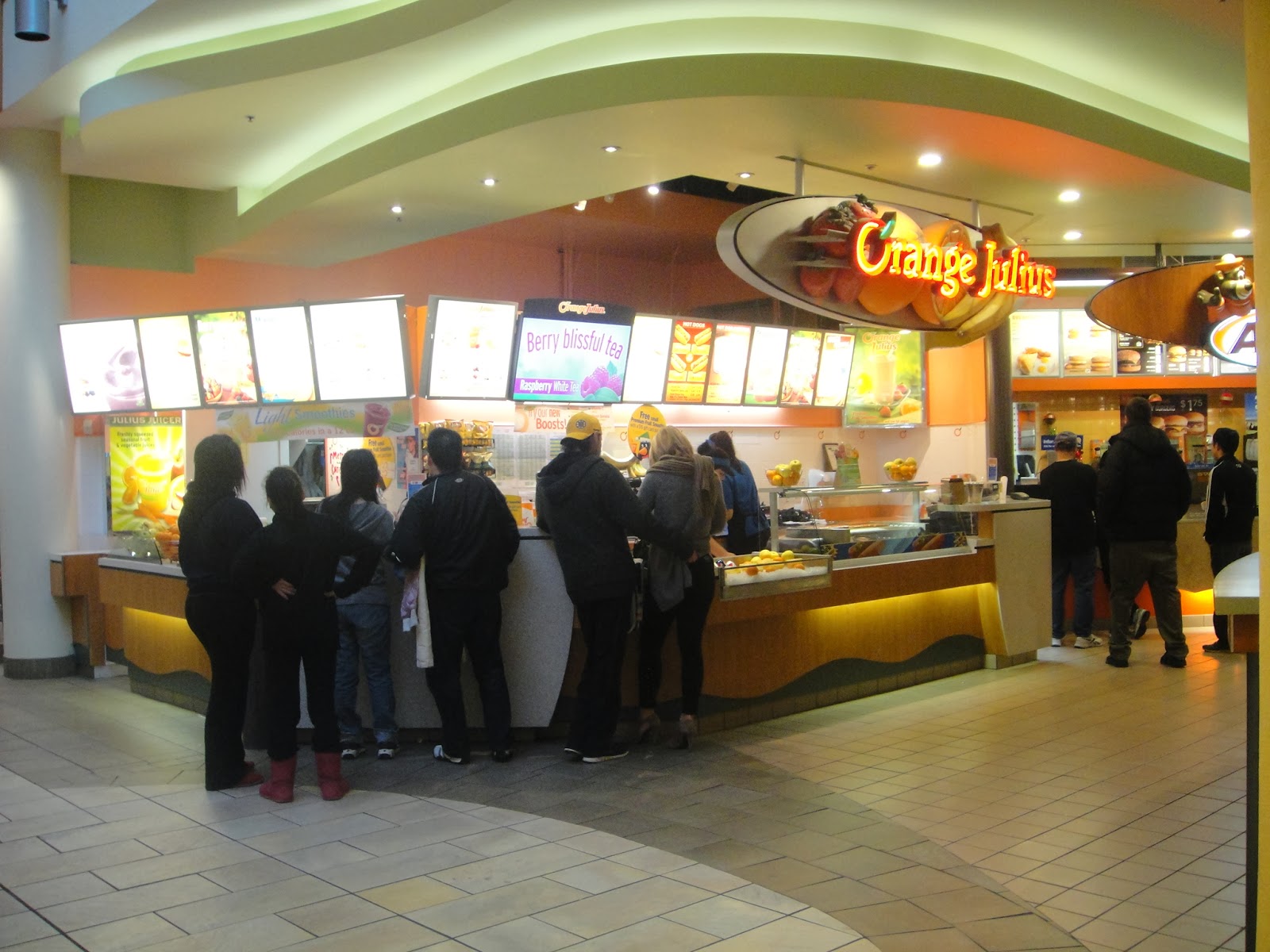 Orange Julius Lougheed Mall location MISSVANCOUVERPIGGY