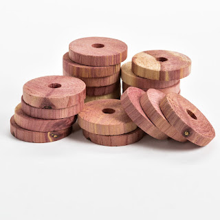 Cedar rings for old smell in furniture
