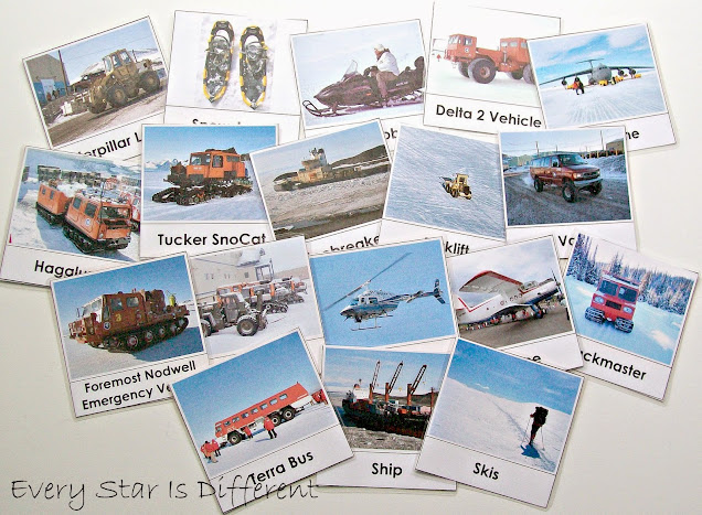 Transportation in Antarctica Cards