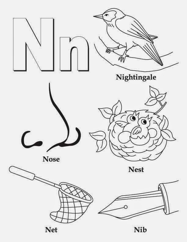 Kids Page Alphabet Letter N Worksheet Printable Coloring Worksheets Kids Page Alphabet Letter N Worksheet Printable Coloring Worksheets