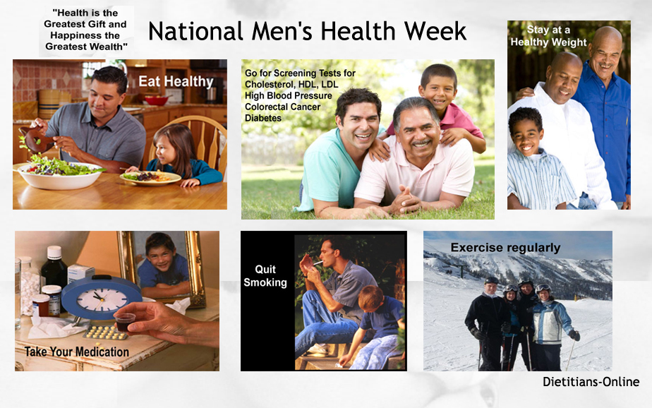 Dietitians Online Blog National Men's Health Week