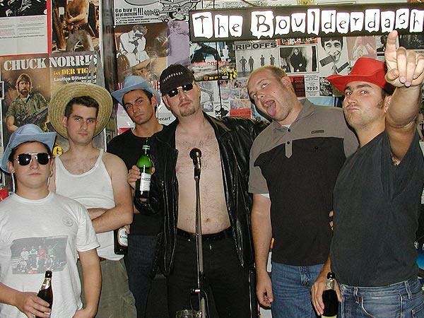 Die Band "The Boulderdashs"