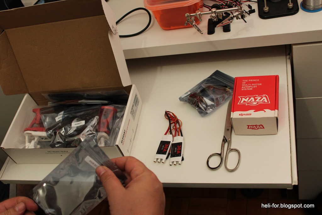 Heli-FOR Helimodelismo: Review DJI NAZA & F450 - Parte 1
