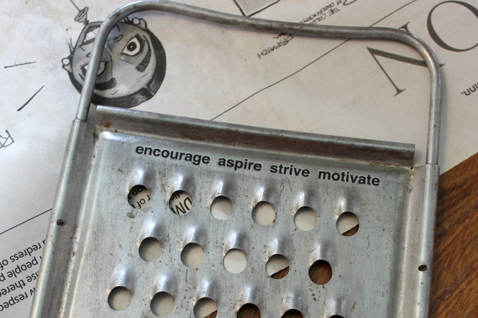 Grater/Slaw Cutter Photo Display Ideas Organized Clutter