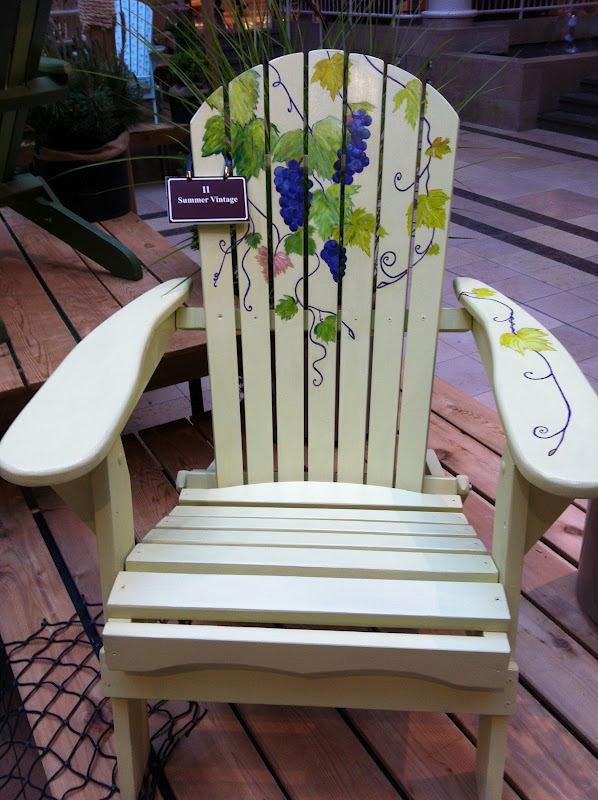 Sweet on You Hand Painted Garden Chairs