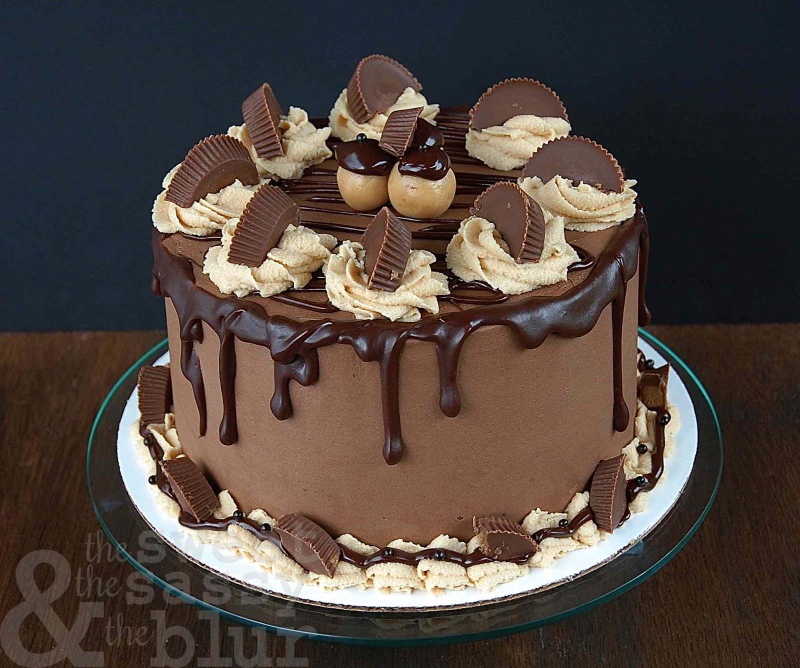 The Sweet, The Sassy and The Blur Reese's Peanut Butter Cake Tutorial