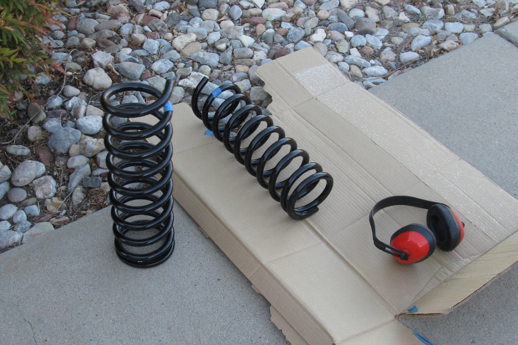 Front Coil Springs - selection, cutting, and installation