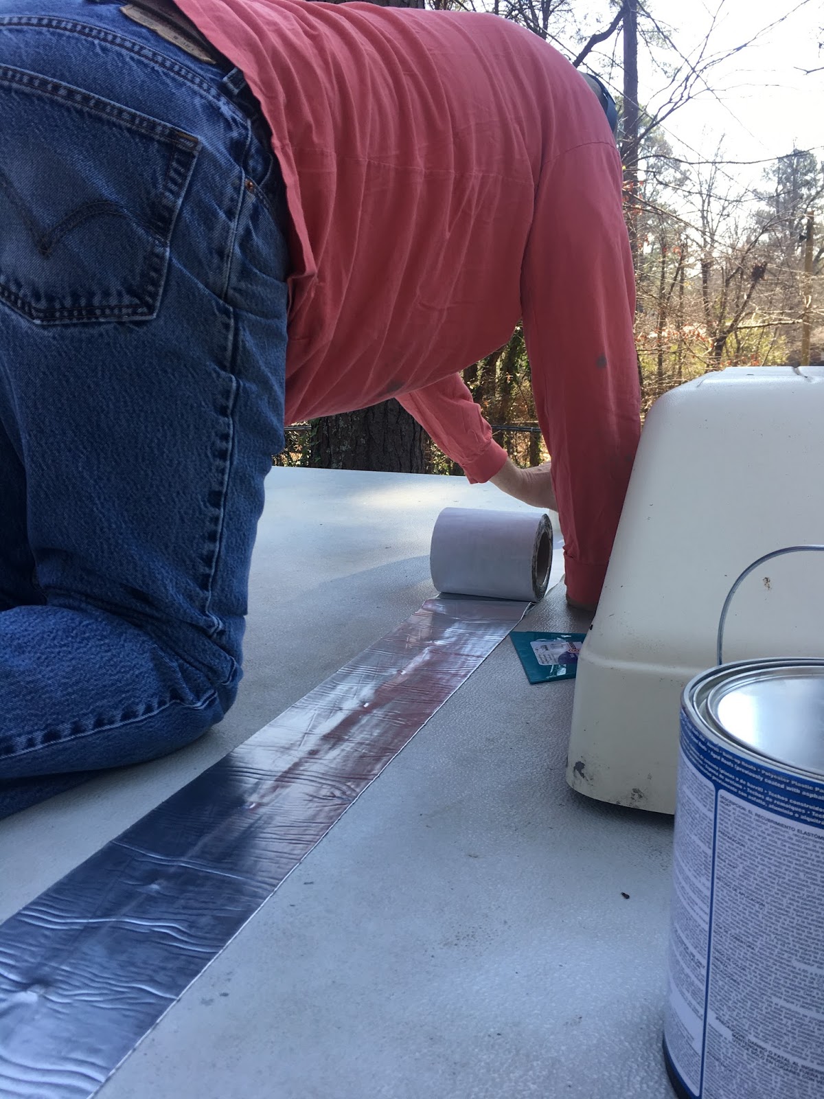 The Southern Glamper: Fixing Pop Up Camper Leaks - How to Do It Yourself How To Seal A Pop Up Camper Roof
