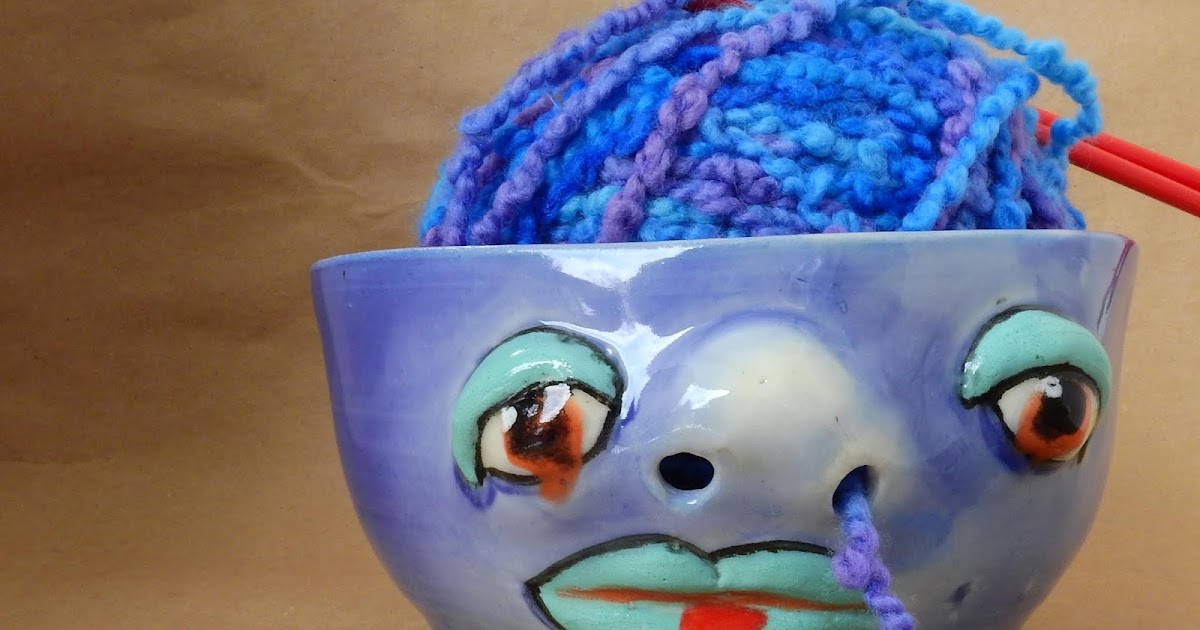 The Butler's Pottery Snot Nose Yarn Bowls