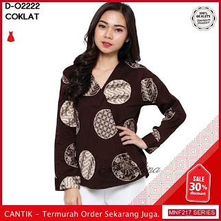 MNF217A136 Atasan D Wanita 02222 Panjang Tangan Batik 2019 BMGShop