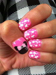nail disney nails designs minnie mouse stickers mickey toe cool pink manicure cute discover