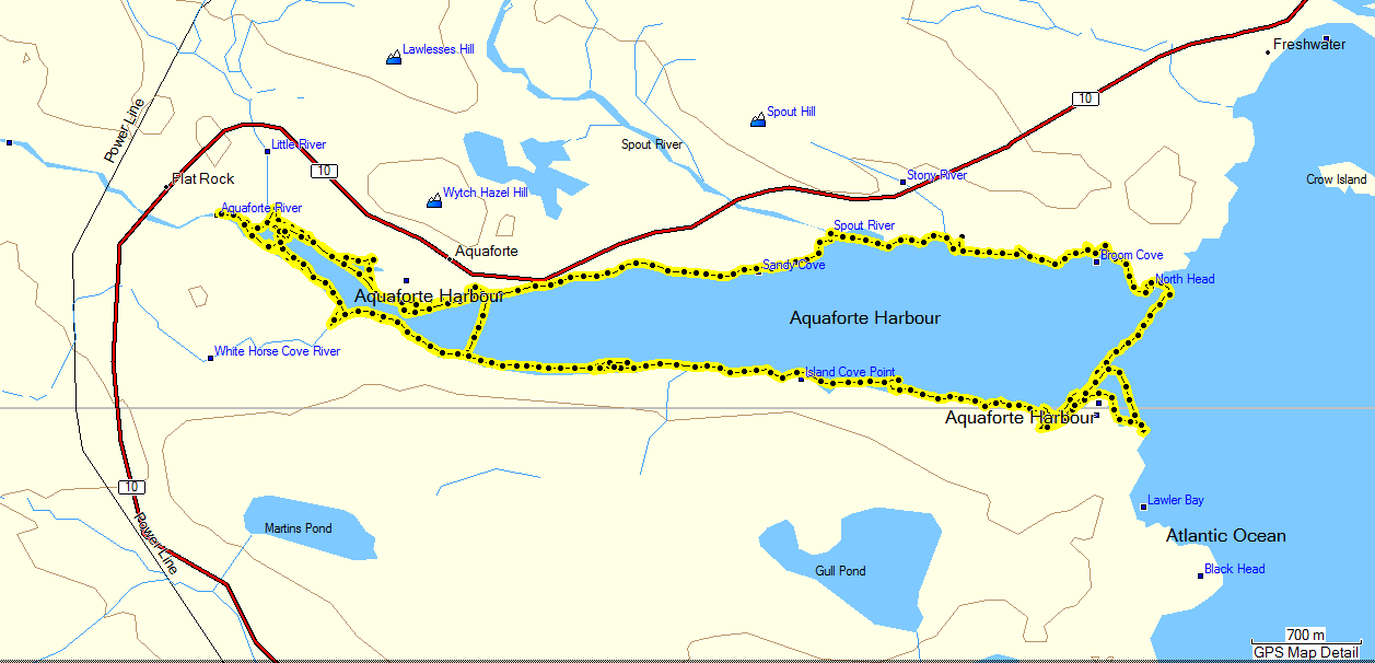 My Newfoundland Kayak Experience Club paddle in Aquaforte
