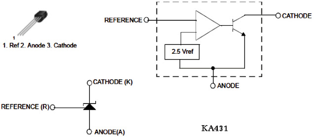 Hình 11 - IC khuếch đại vi sai - KA431 Hình 11 - IC khuếch đại vi sai - KA431