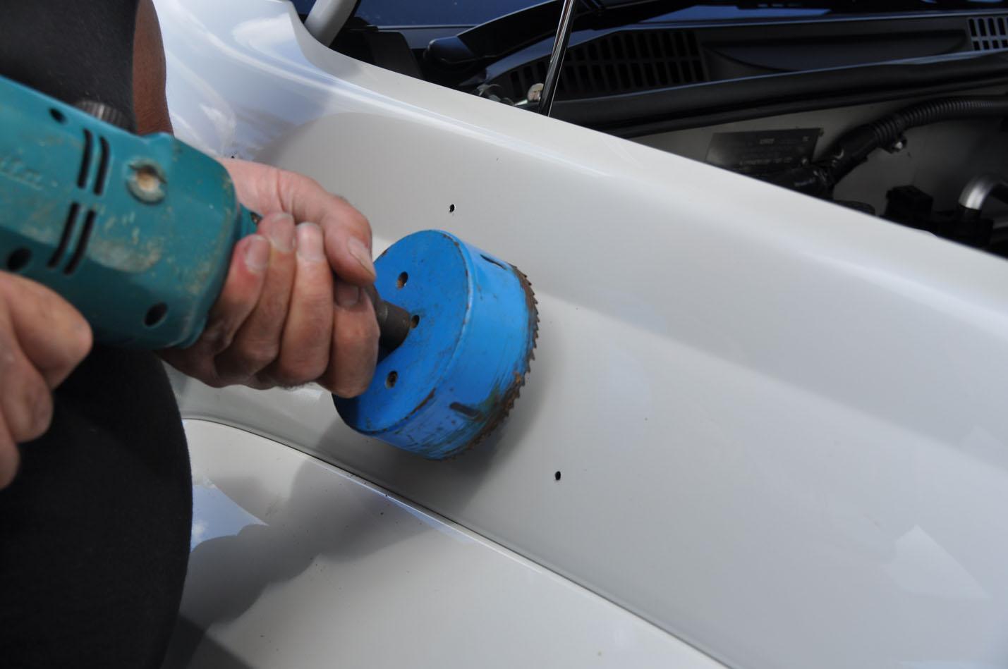 Snorkel Installation Toyota Prado 120 Series Toyota Prado 120 Series