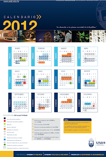 Calendario Academico 2012