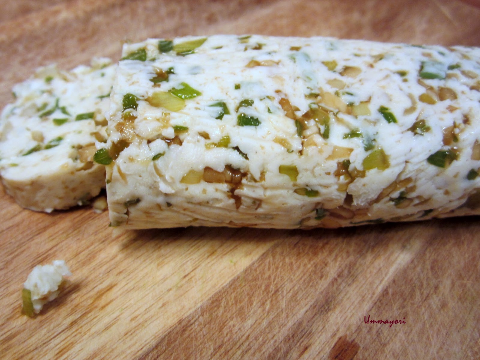 Compound Butters Green Onion and Garlic butter